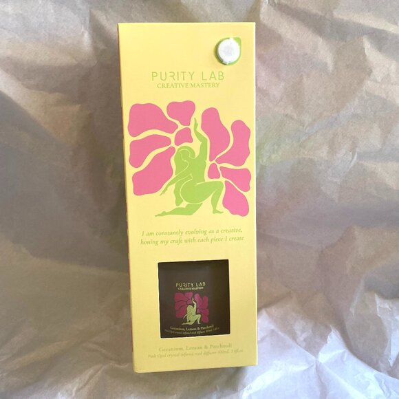 Lemon & Patchouli Reed Diffuser Purity Lab Geranium, 100ml - Picture 1 of 5
